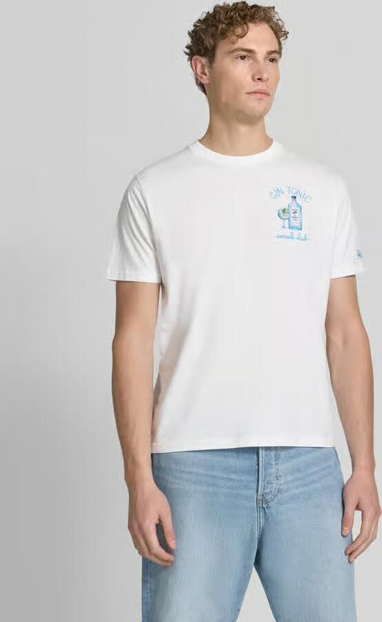 MC2 Saint Barth T-shirt met stitchings model 'PORTOFINO' - Foto 4