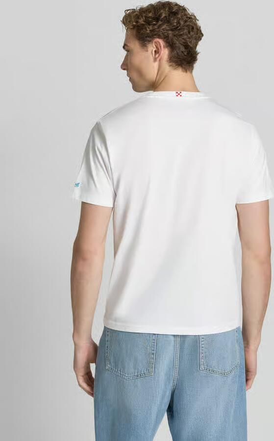 MC2 Saint Barth T-shirt met stitchings model 'PORTOFINO' - Foto 3
