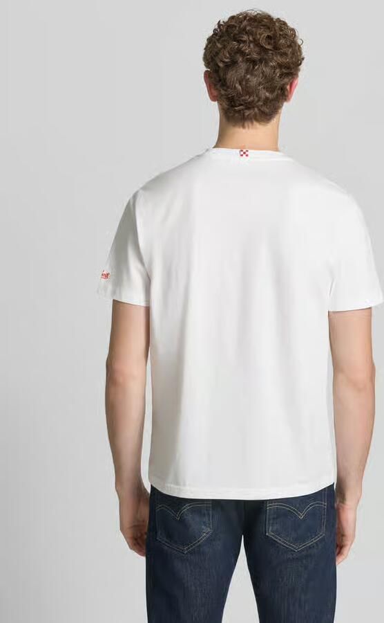 MC2 Saint Barth T-shirt met stitchings model 'PORTOFINO'
