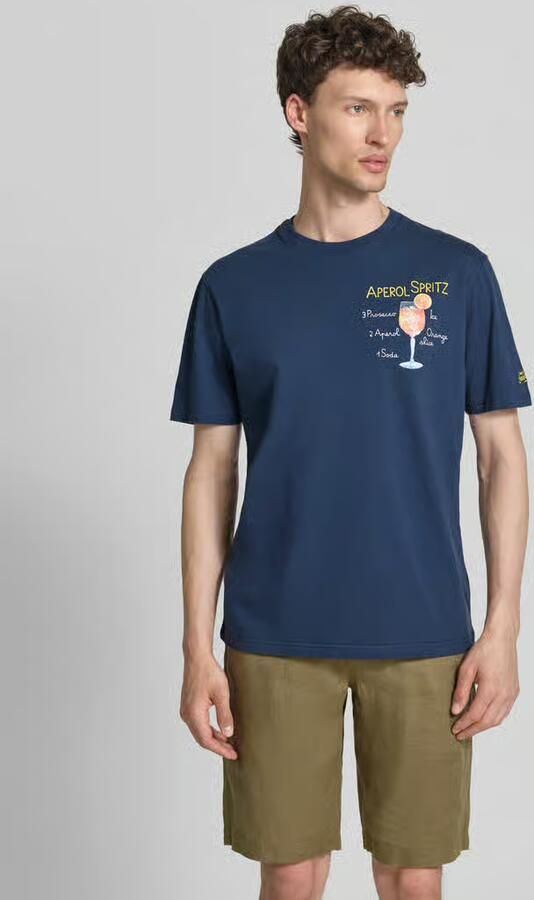 MC2 Saint Barth T-shirt met stitchings model 'PORTOFINO' - Foto 4