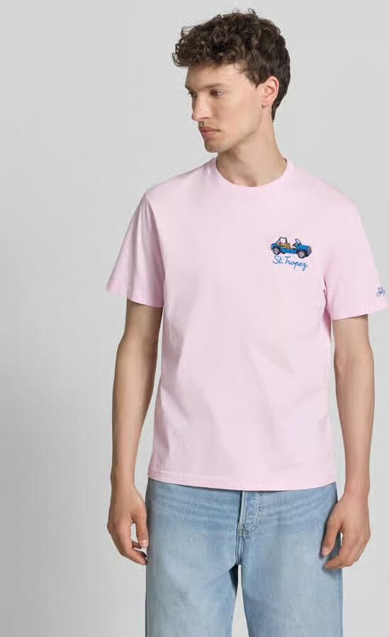 MC2 Saint Barth T-shirt met stitchings model 'PORTOFINO' - Foto 4