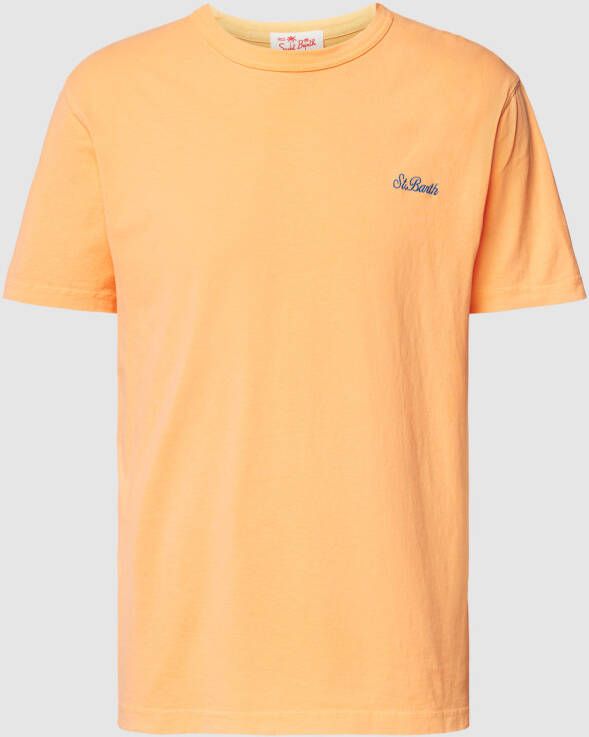 MC2 Saint Barth T-shirt met labelstitching model 'DOVER'