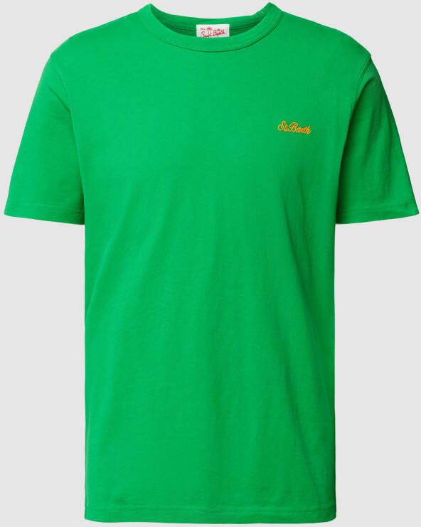 MC2 Saint Barth T-shirt met labelstitching model 'DOVER'