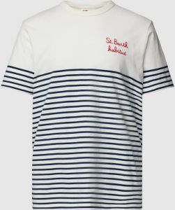 MC2 Saint Barth T-shirt met labelstitching model 'PORTOFINO'