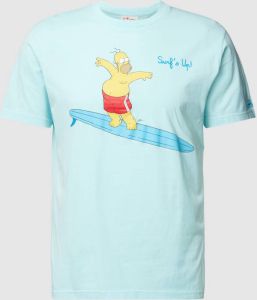 MC2 Saint Barth T-shirt met The Simpsons -print