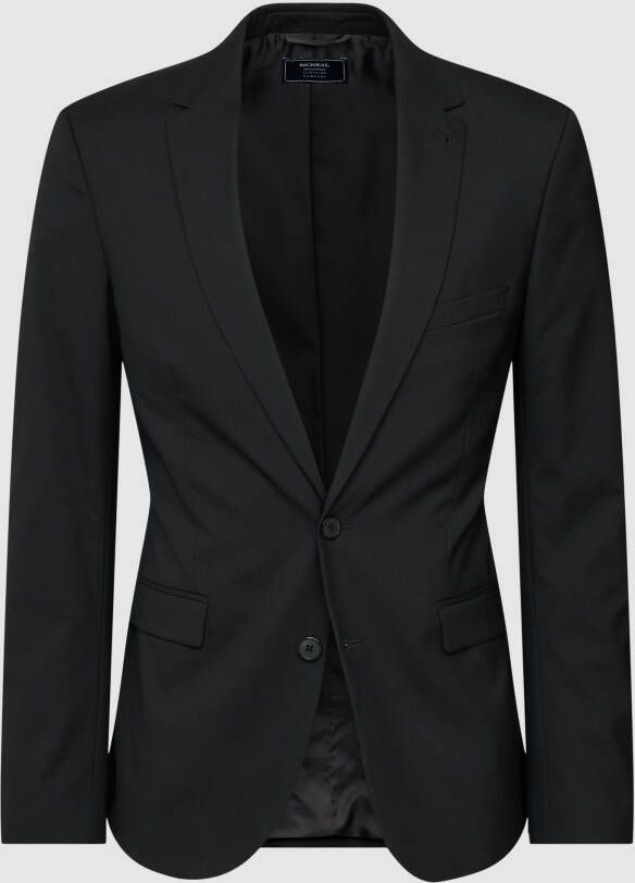 MCNEAL Slim fit 2-knoops colbert met klepzakken