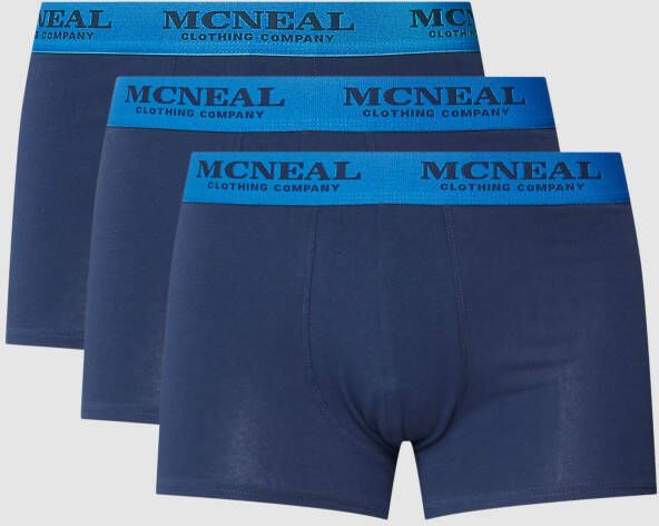 MCNEAL Boxershort met elastische band met logo in een set van 3 stuks