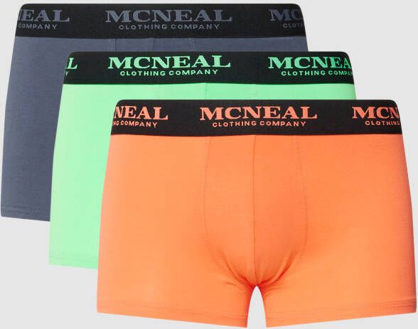 MCNEAL Boxershort met elastische band met logo in een set van 3 stuks