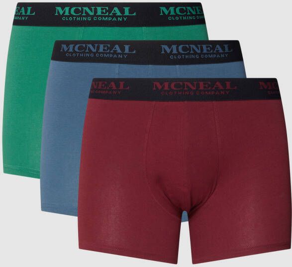 MCNEAL Boxershort met labeldetails in een set van 3 stuks