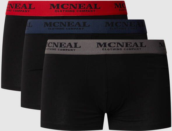 MCNEAL Boxershort met band met label in een set van 3 stuks