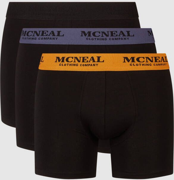 MCNEAL Boxershort met band met label in een set van 3 stuks