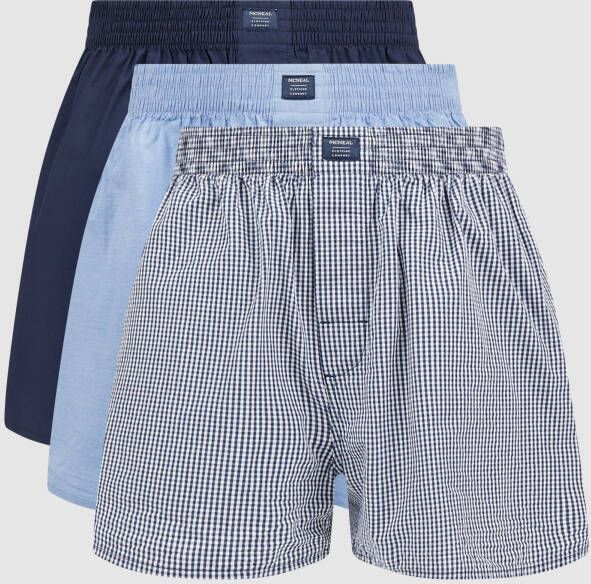 MCNEAL Boxershort van katoen met labelpatch in een set van 3 stuks