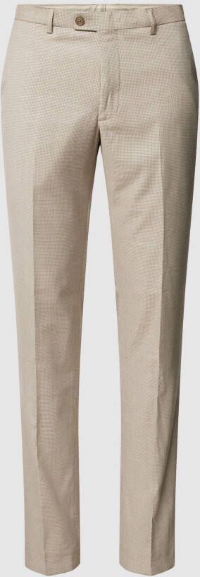MCNEAL Slim fit pantalon met structuurmotief
