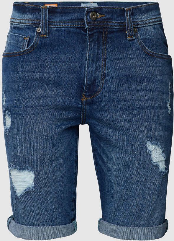 MCNEAL Korte jeans in destroyed-look model 'Colin'