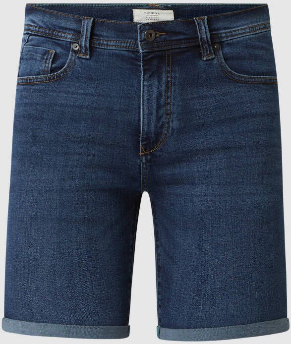 MCNEAL Korte slim fit jeans met stretch model 'Colin'