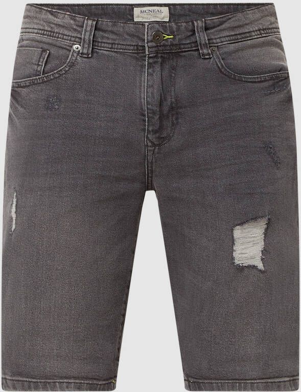 MCNEAL Korte slim fit jeansbermuda met stretch model 'Cooper'