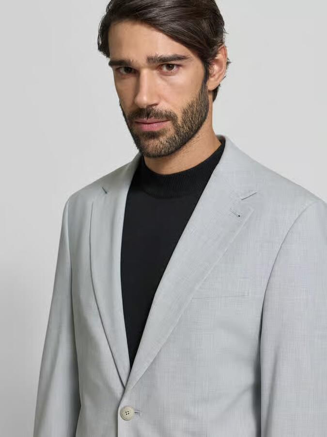 MCNEAL 2-knoops colbert met viscose - Foto 2