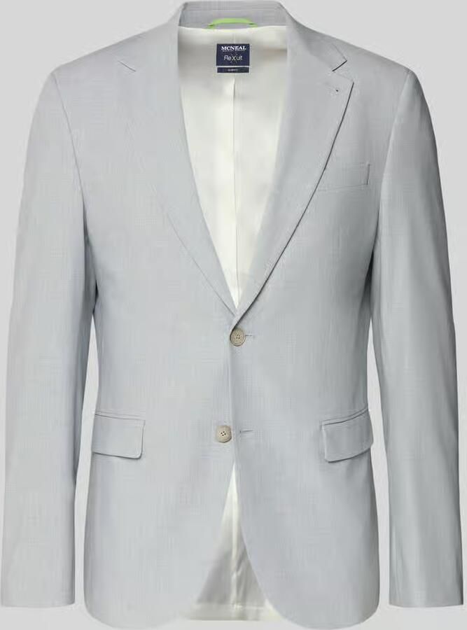 MCNEAL 2-knoops colbert met viscose - Foto 2