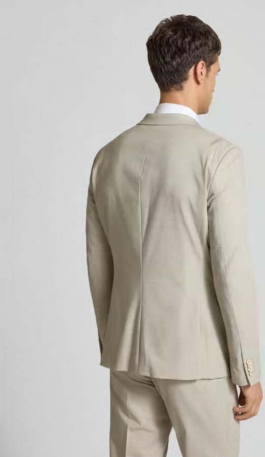 MCNEAL 2-knoops colbert met viscose