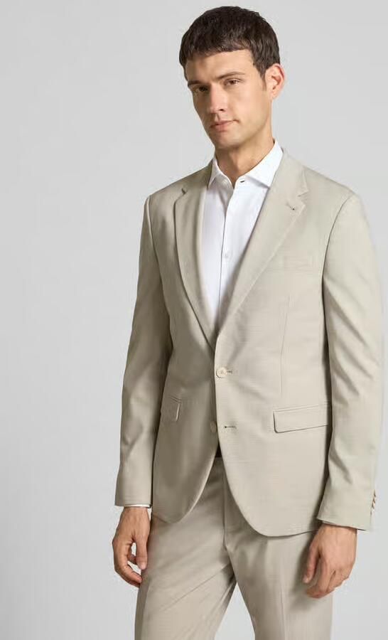 MCNEAL 2-knoops colbert met viscose - Foto 2