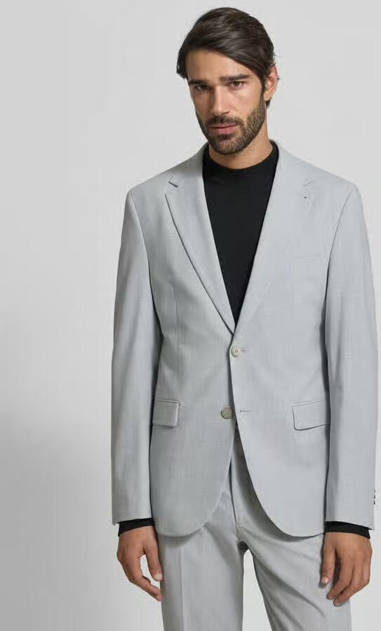 MCNEAL 2-knoops colbert met viscose - Foto 2