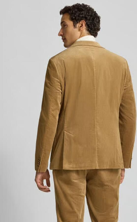 MCNEAL Colbert in cordlook met zijwaartse steekzakken
