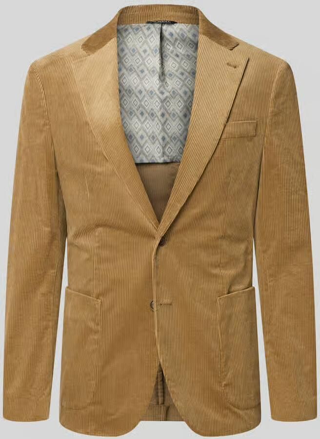 MCNEAL Colbert in cordlook met zijwaartse steekzakken - Foto 2