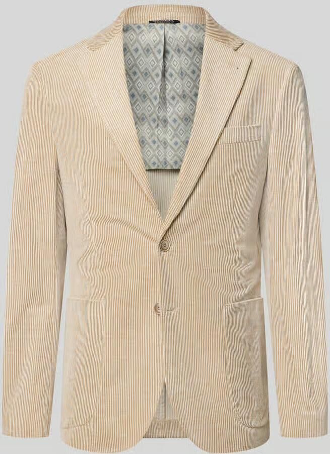 MCNEAL Colbert in cordlook met zijwaartse steekzakken