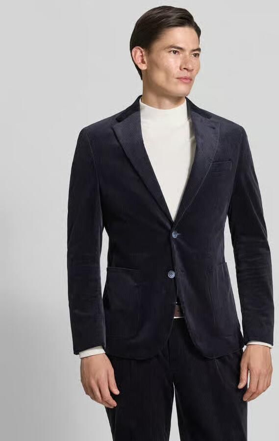 MCNEAL Colbert in cordlook met zijwaartse steekzakken - Foto 3