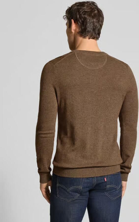 MCNEAL Gebreide pullover van wolmix met kasjmiermix
