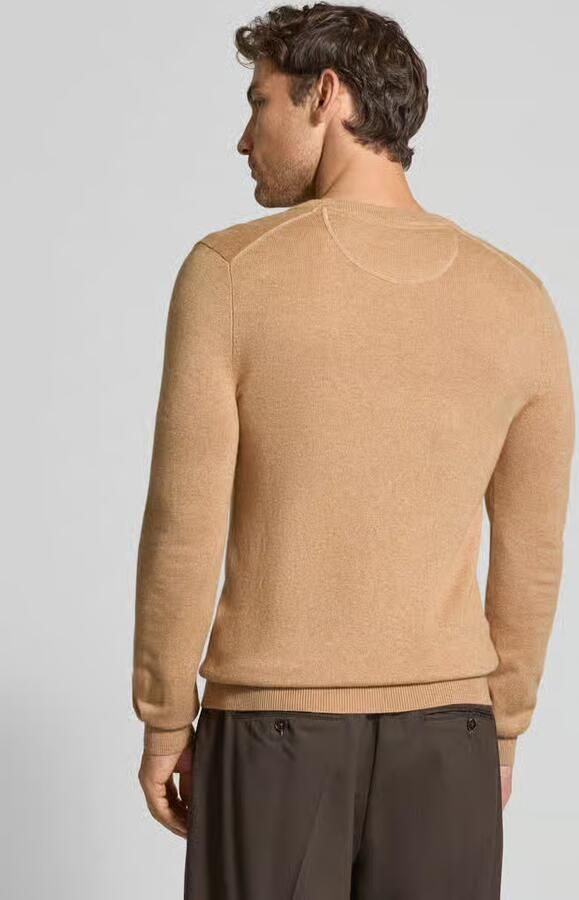 MCNEAL Gebreide pullover van wolmix met kasjmiermix