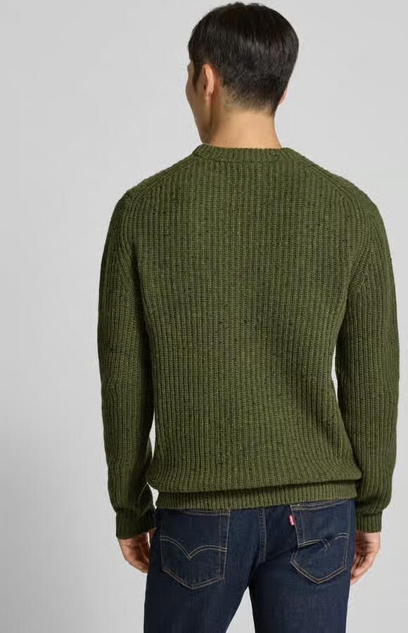 MCNEAL Gebreide pullover van wolmix met ronde hals