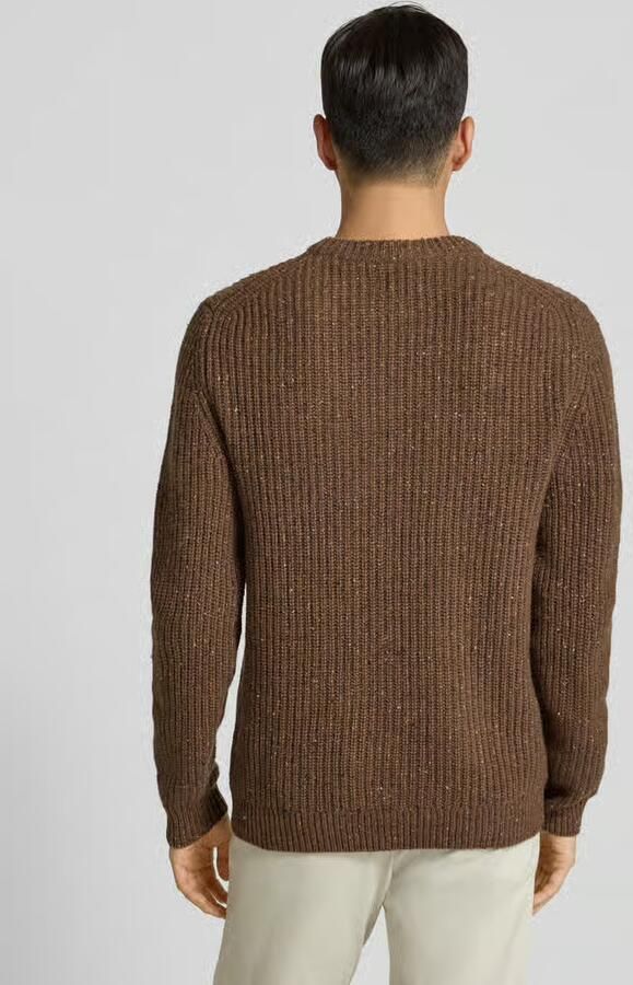 MCNEAL Gebreide pullover van wolmix met ronde hals