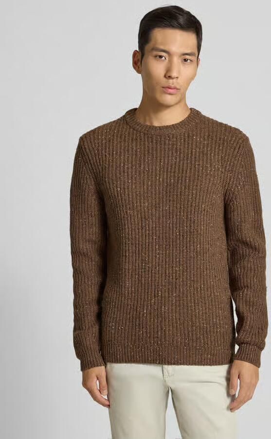 MCNEAL Gebreide pullover van wolmix met ronde hals - Foto 2