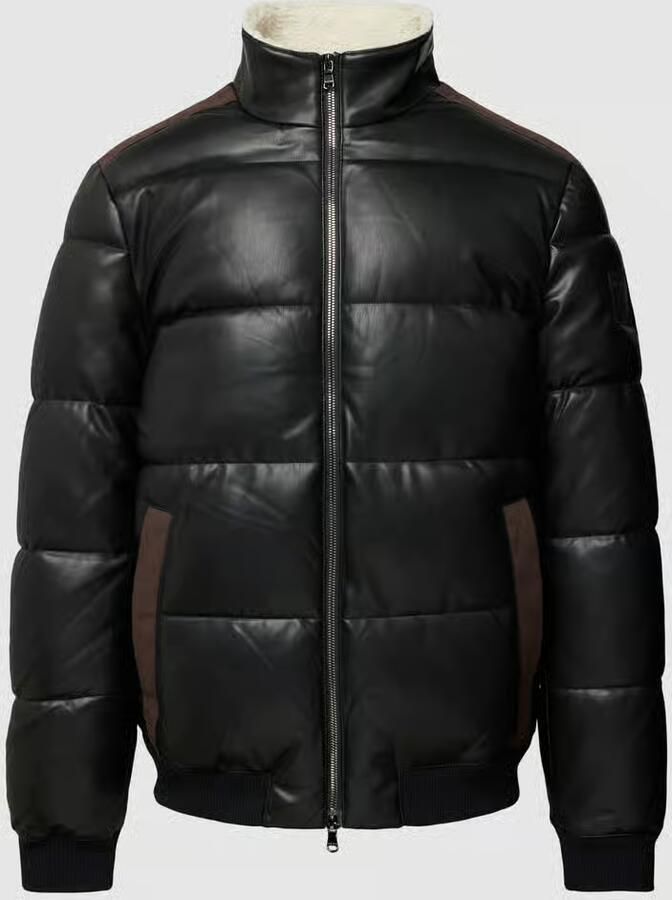 MCNEAL Gewatteerd jack in leerlook - Foto 2