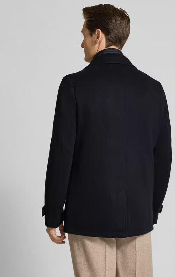 MCNEAL Lange jas in dubbele-laagjeslook