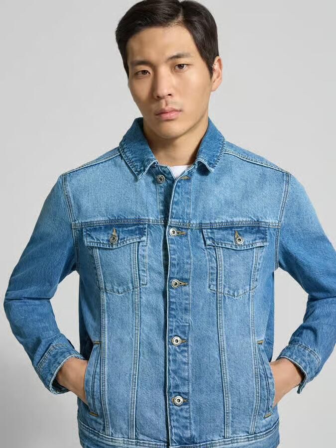 MCNEAL jeansjack met borstzakken