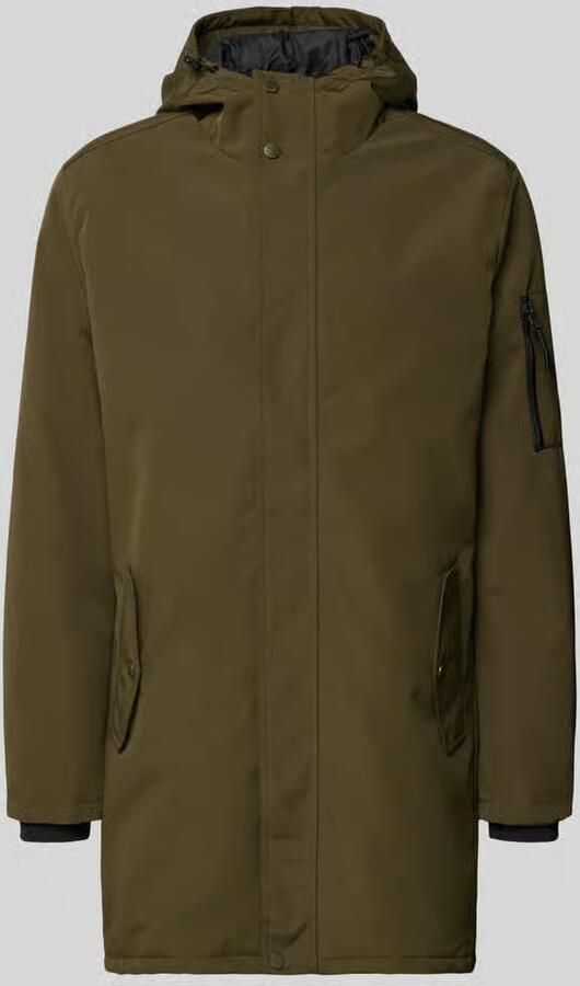 MCNEAL Lange parka met capuchon