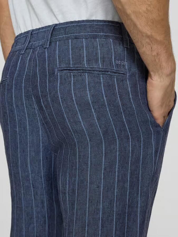 MCNEAL Linnen broek met Franse steekzakken