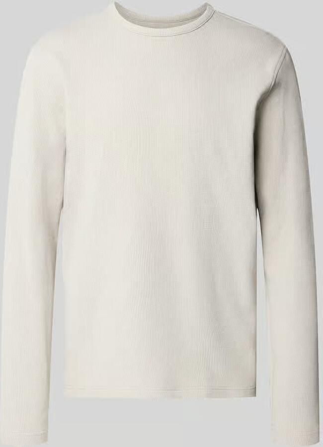 MCNEAL Longsleeve met structuurpatroon en ronde halslijn