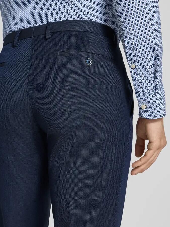 MCNEAL Slim fit zakelijke broek met geweven motief