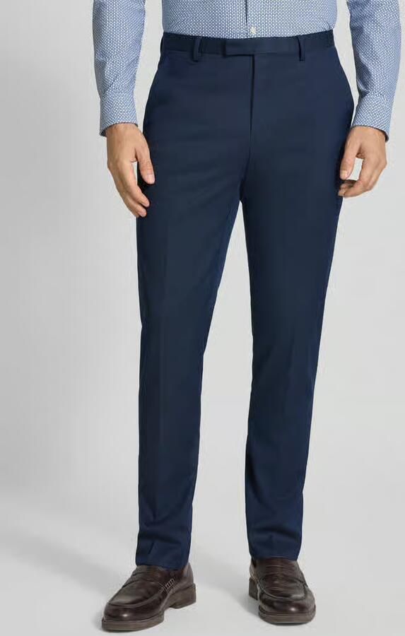MCNEAL Slim fit zakelijke broek met geweven motief - Foto 2