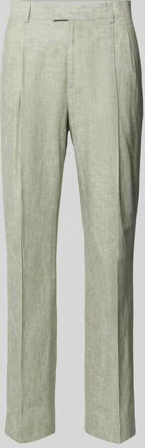 MCNEAL Pantalon van linnenmix met persplooien - Foto 2