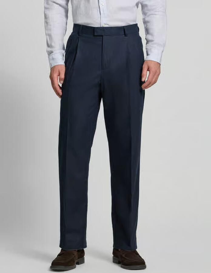 MCNEAL Pantalon van linnenmix met persplooien - Foto 2