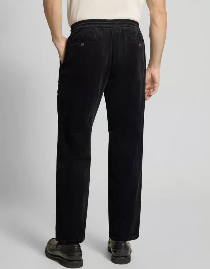 MCNEAL Regular fit corduroy broek met tunnelkoord