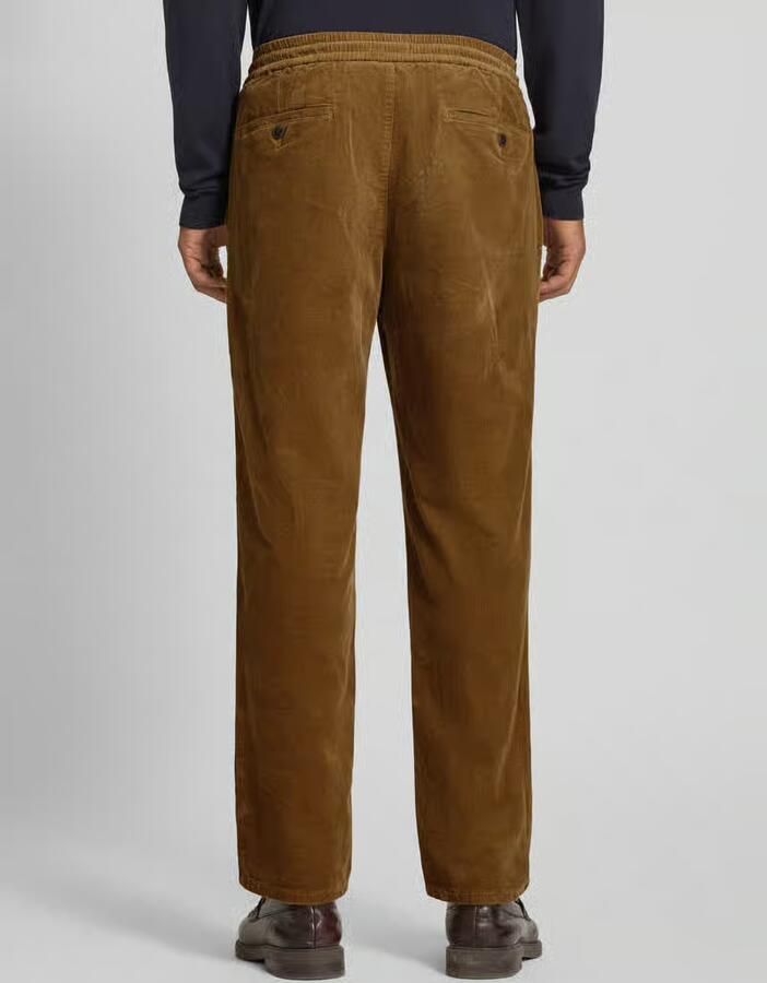 MCNEAL Regular fit corduroy broek met tunnelkoord - Foto 2