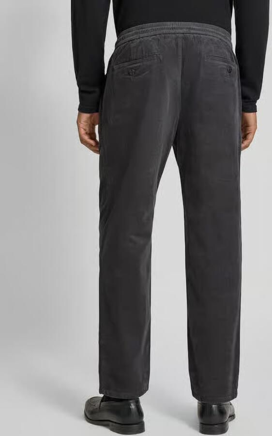 MCNEAL Regular fit corduroy broek met tunnelkoord