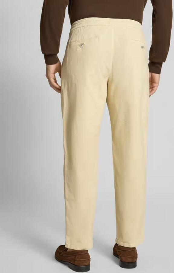 MCNEAL Regular fit corduroy broek met tunnelkoord