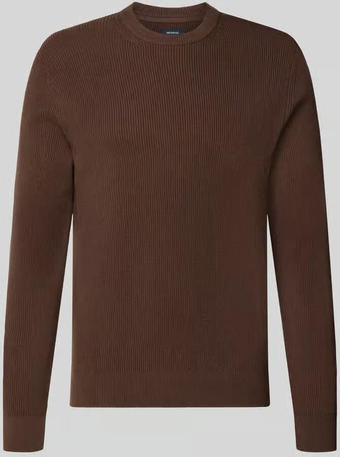 MCNEAL Regular fit gebreide pullover van katoenmix