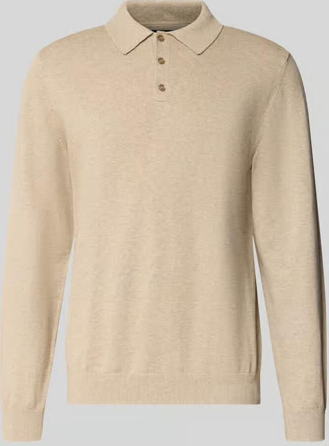 MCNEAL Regular fit gebreide pullover van mix van katoen en kasjmier